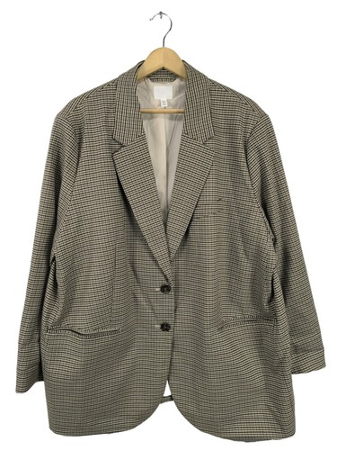 Kurz blazer khaki - h&m, kurz-blazer