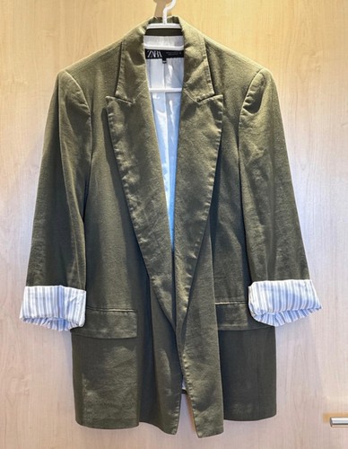 Blazer zara khaki damen - blazer,