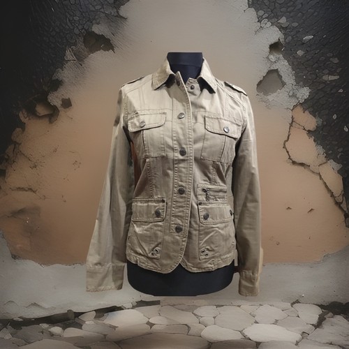 Kurzjacke blazer khaki beige - blazer,