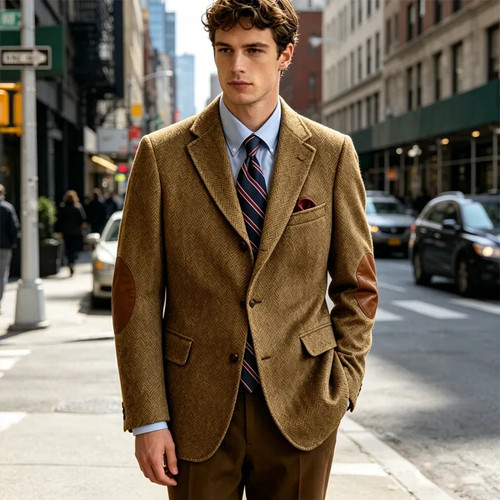 Men vintage herringbone - men's,