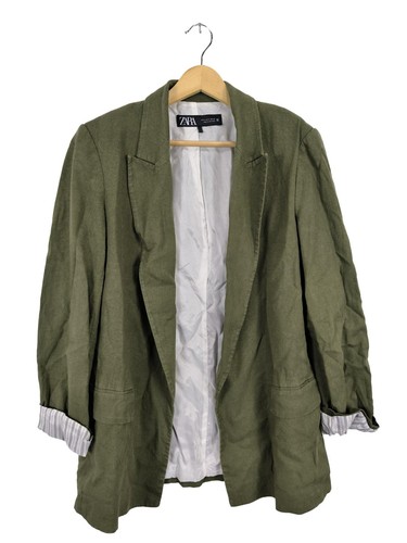 Zara long blazer khaki größe - khaki,