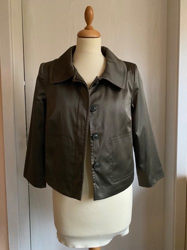 Top kurzjacke khaki retro - kurzjacke, von