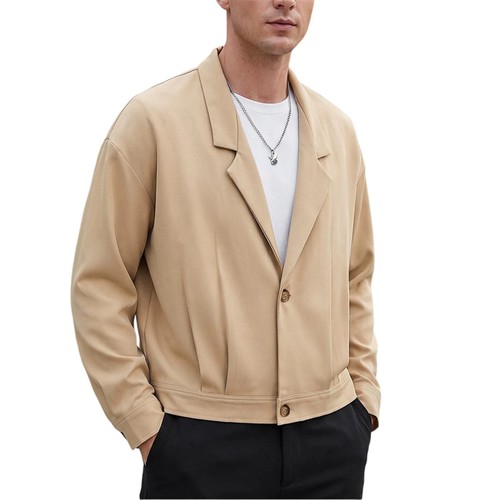 Herren langer lockerer - , blazer