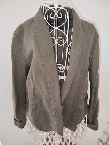 Legerer linen blazer - blazer, mango
