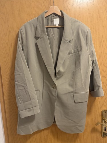 Oversized blazer greige grau - oversized,
