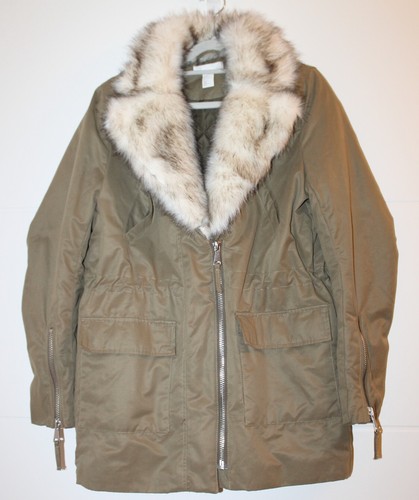 Damen parka jacke khaki - parka,