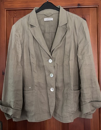 Canda damen blazer jacke khaki - canda,