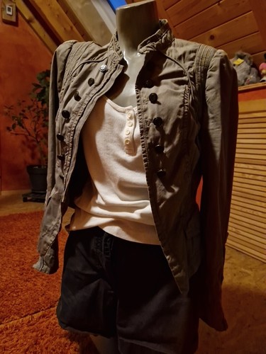 Jacke kurz jeansjacke - jacke,