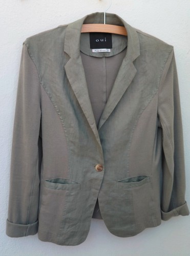 Oui blazer leinen khaki - blazer,,